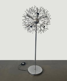 Vintage Large “Sputnik” Tabke Lamp by Gaetano Scolari