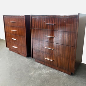 Pair of Ralph Lauren Metropolis Modern Bedside Chests