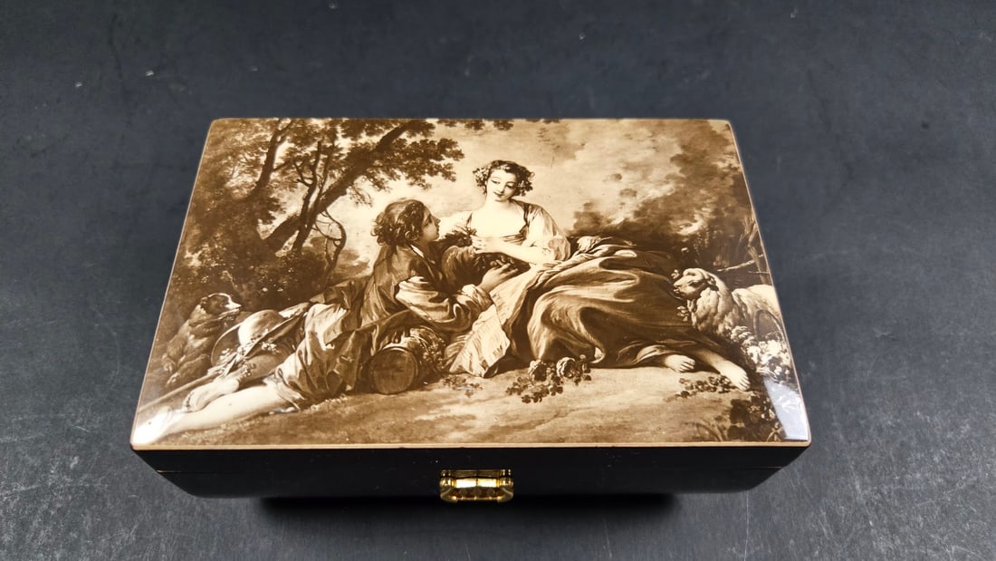 Reuge Swiss Vintage Music Box In Excellent Condition Plays My Happiness - 1324 AB  2/50 (1 of 4)