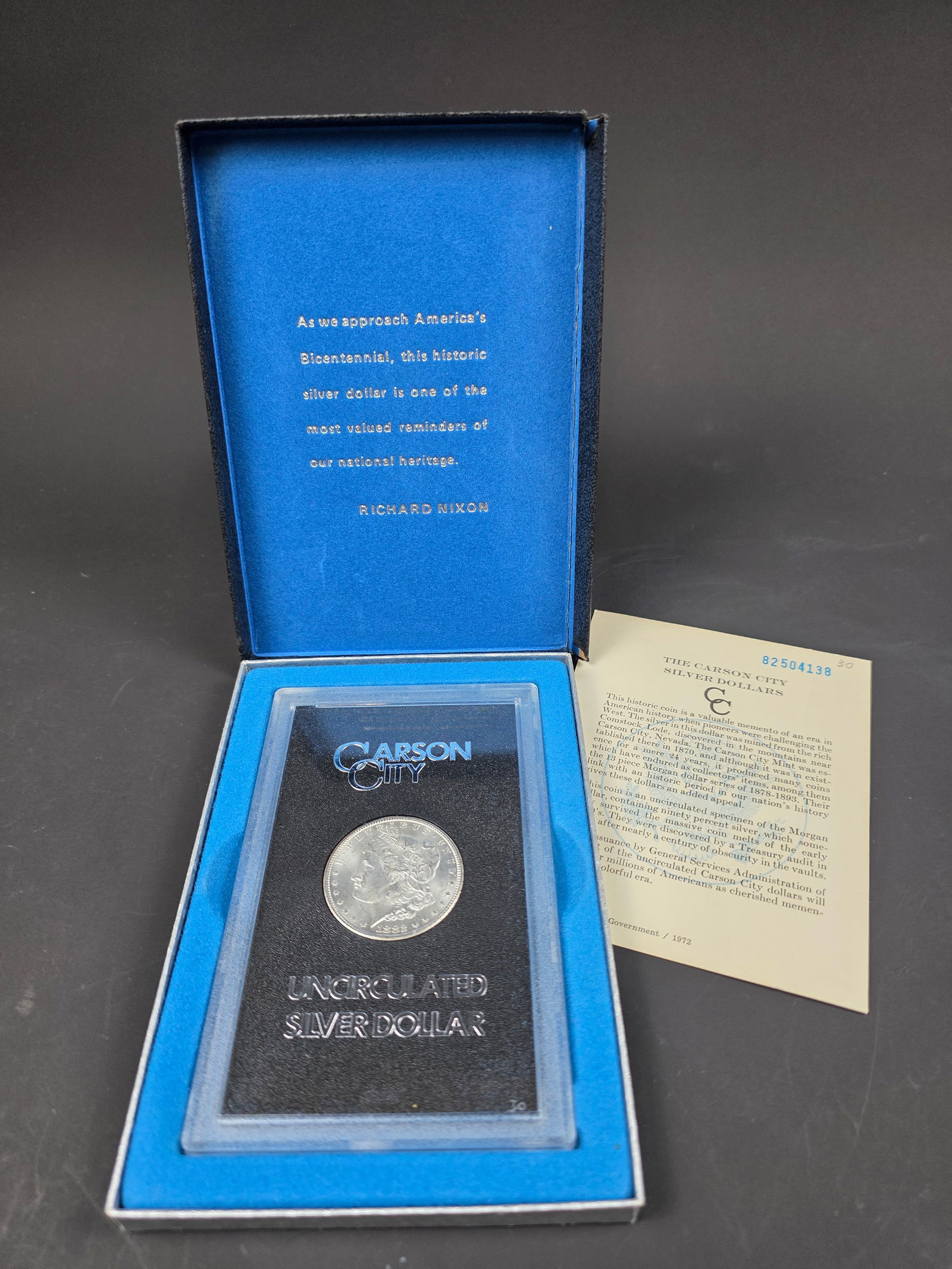 Carson City Silver Dollar - 1882 Morgan - in Box (1 of 7)