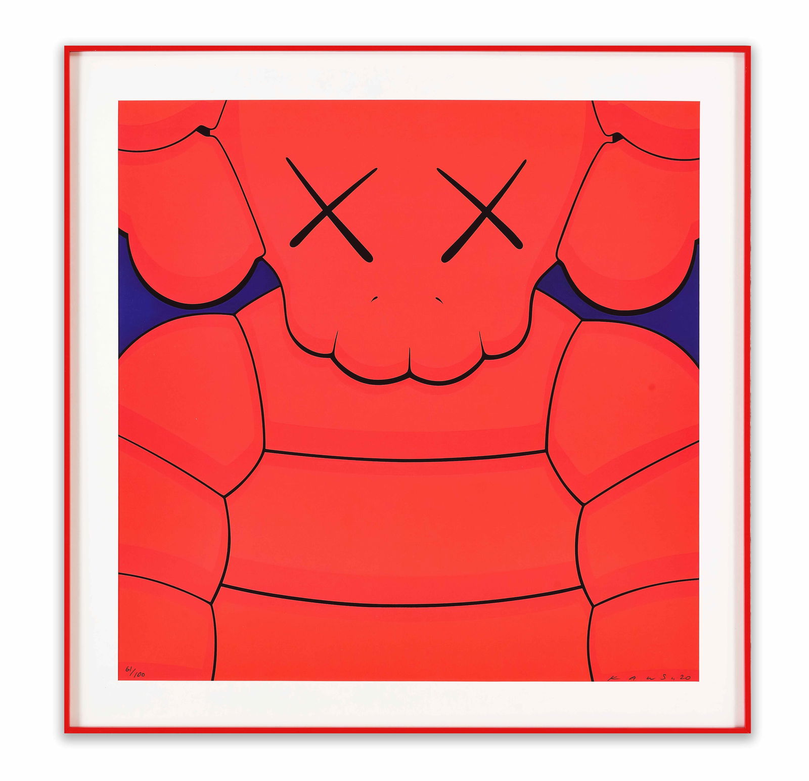 KAWS (B.1974), COMPANION (RED) (1 of 1)