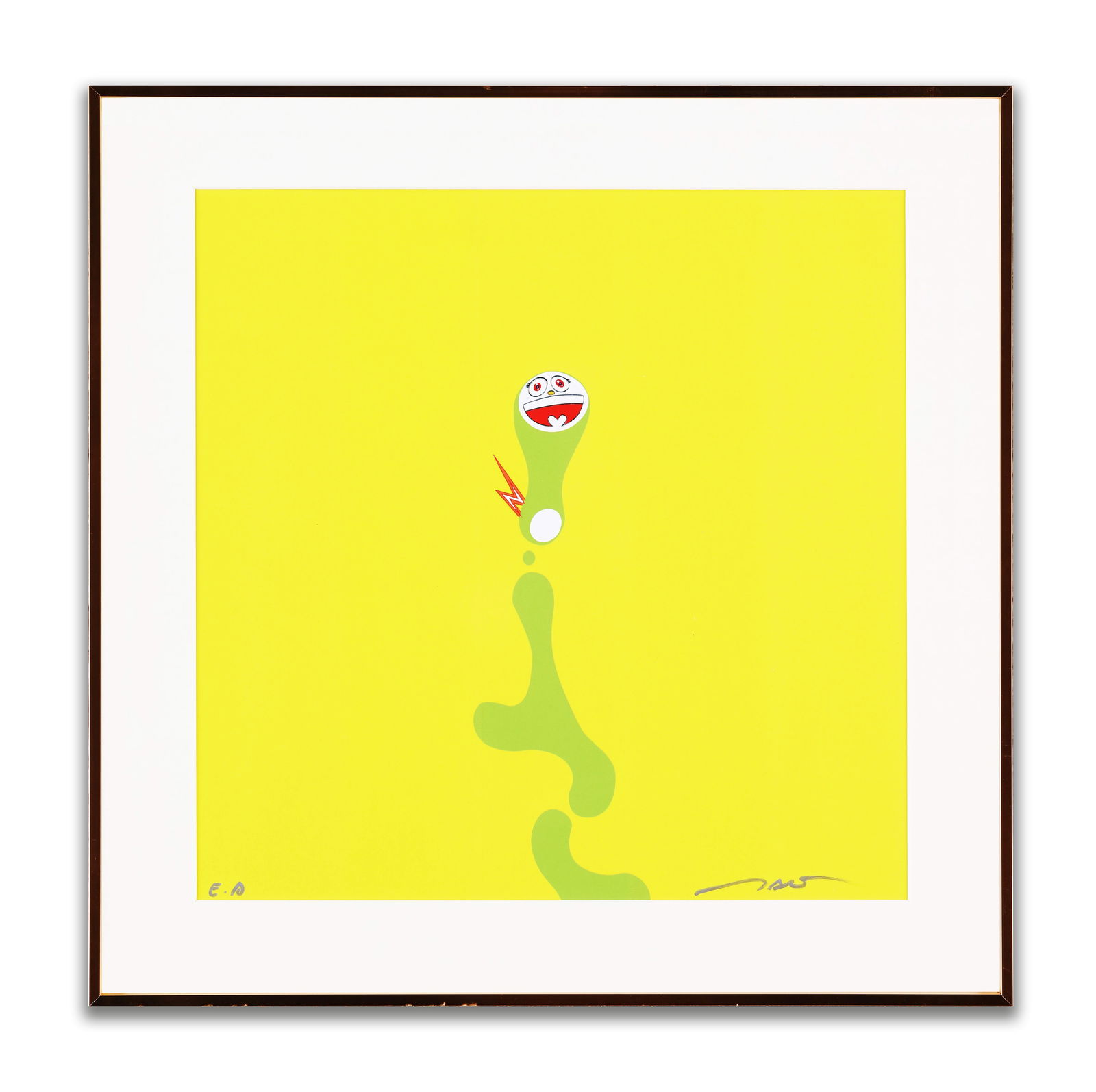 TAKASHI MURAKAMI (B.1962), OFFSET LITHOGRAPH: TAKASHI MURAKAMI (B.1962), OFFSET LITHOGRAPHProvenance and Authenticity:This item includes a certificate of authenticity. His Collectible Has Undergone Rigorous Authentication. The Signature Has Been