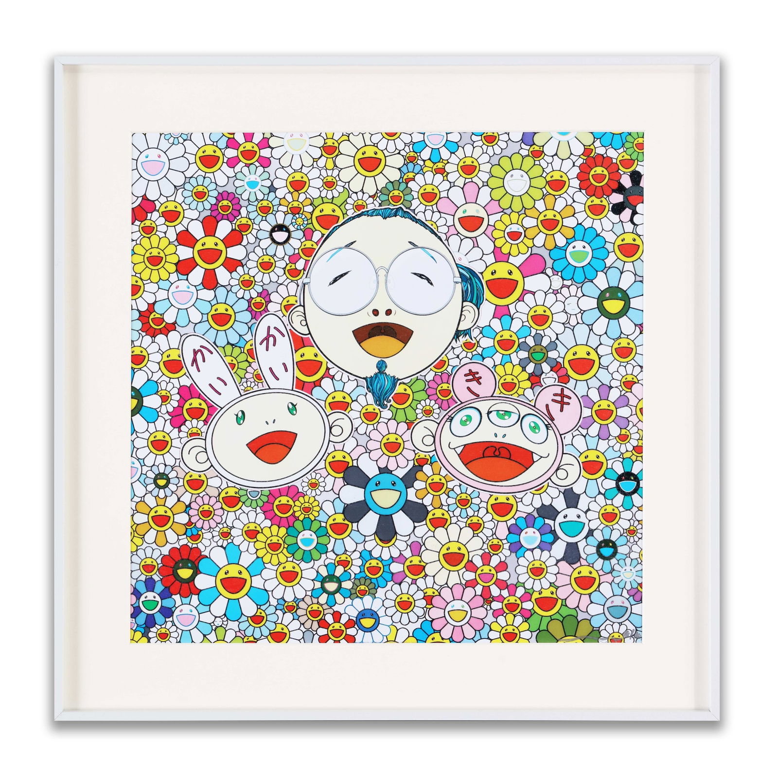 TAKASHI MURAKAMI (B.1962), OFFSET LITHOGRAPH: TAKASHI MURAKAMI (B.1962), OFFSET LITHOGRAPH Provenance and Authenticity: This item includes a certificate of authenticity. His Collectible Has Undergone Rigorous Authentication. The Signature Has Bee