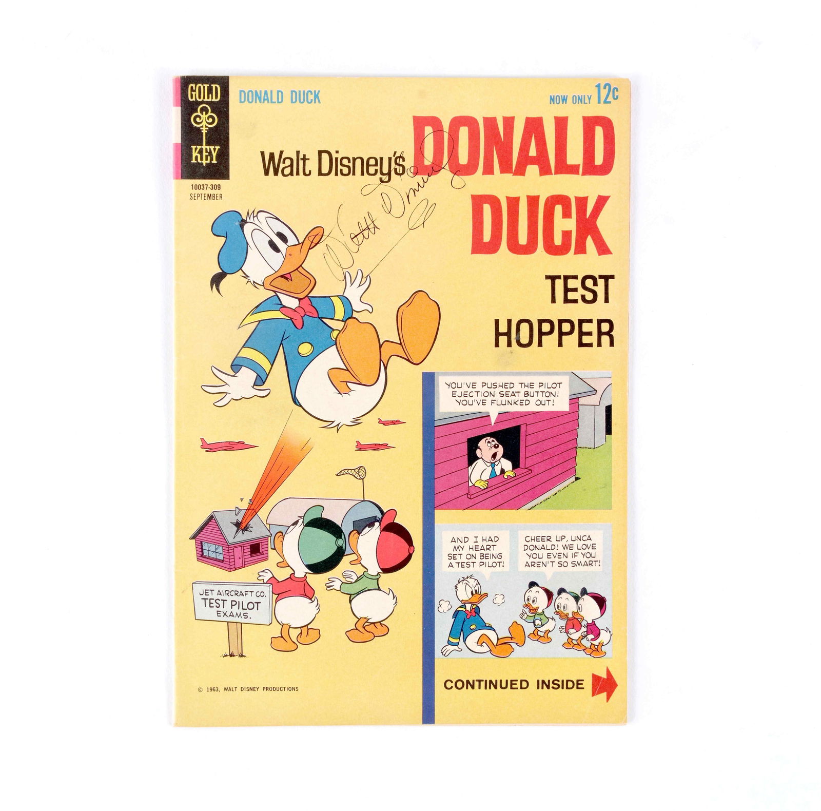 WALT DISNEY'S DONALD DUCK - TEST HOPPER GOLD KEY COMICS, EARLY 1960S (1 of 3)