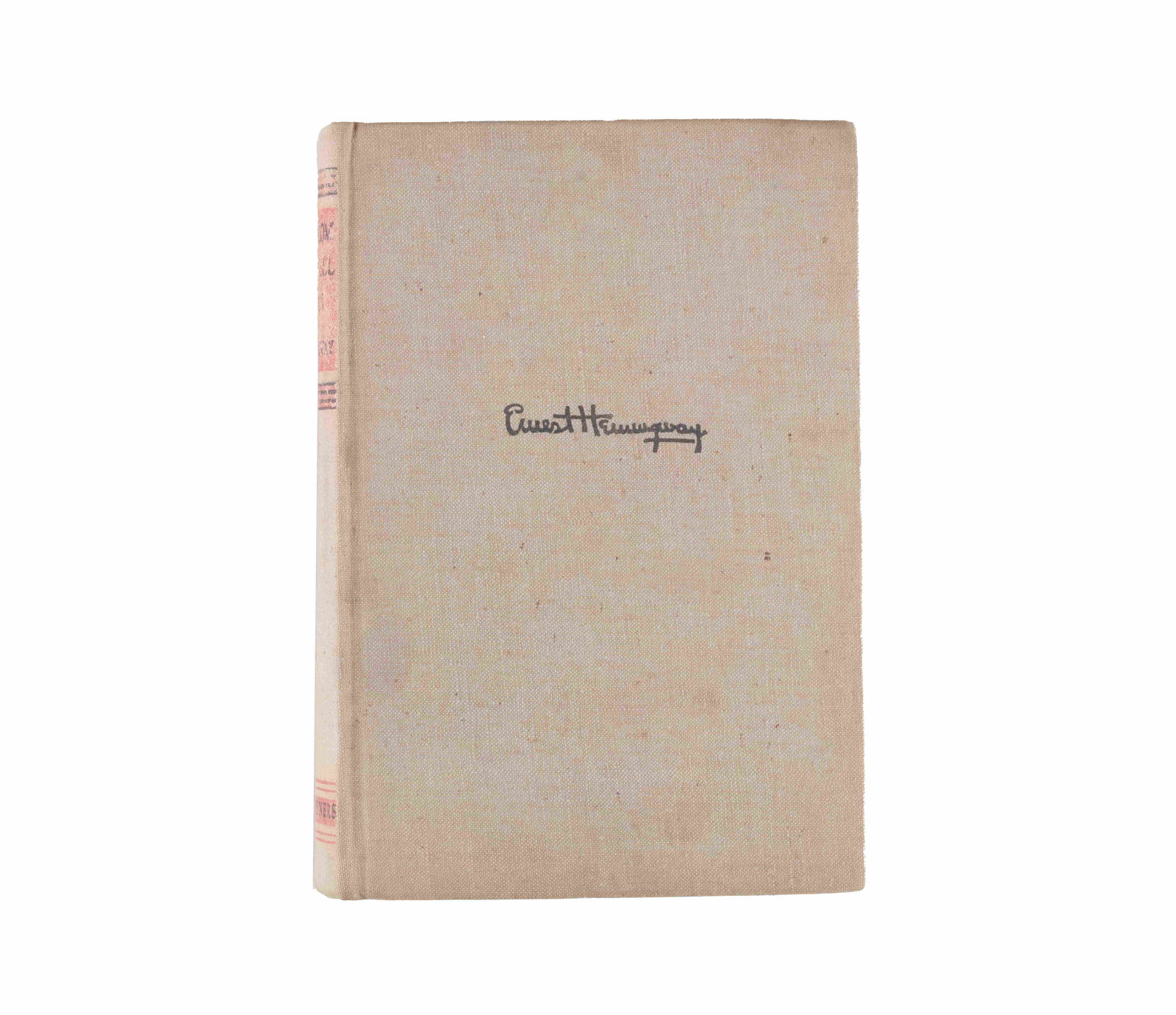 ERNEST HEMINGWAY - HAND-SIGNED FIRST EDITION OF FOR WHOM THE BELL TOLLS: ERNEST HEMINGWAY - HAND-SIGNED FIRST EDITION OF FOR WHOM THE BELL TOLLS Provenance and Authenticity: This item includes a certificate of authenticity. This premier literary artifact features the authe