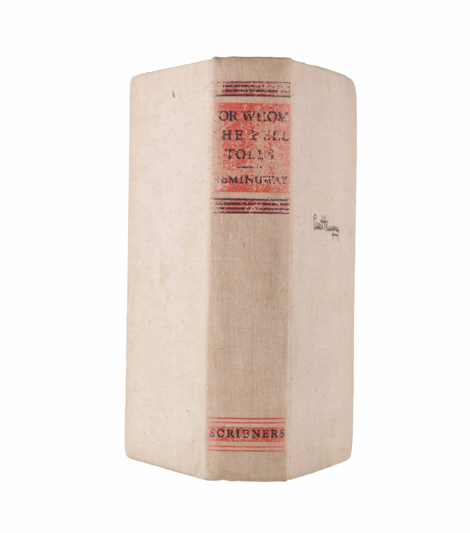 ERNEST HEMINGWAY - HAND-SIGNED FIRST EDITION OF FOR WHOM THE BELL TOLLS - 2