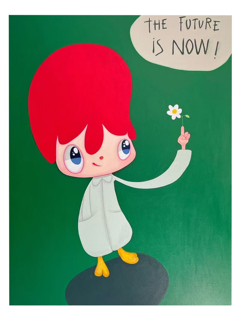 JAVIER CALLEJA (B. 1971), THE FUTURE IS NOW!, ACRYLIC ON CANVAS: JAVIER CALLEJA (B. 1971), THE FUTURE IS NOW!, ACRYLIC ON CANVASDimensions:Image size: 112 × 146 cm. All measured values are approximate.Provenance and Authenticity:This item includes a certificate