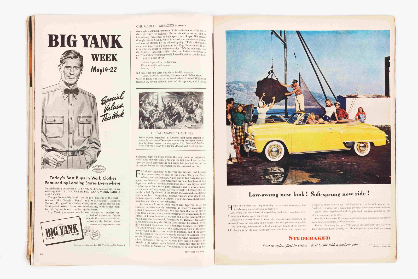 A LIFE MAGAZINE, MAY 17, 1948, FEATURING RITA HAYWORTH, (1 of 3)