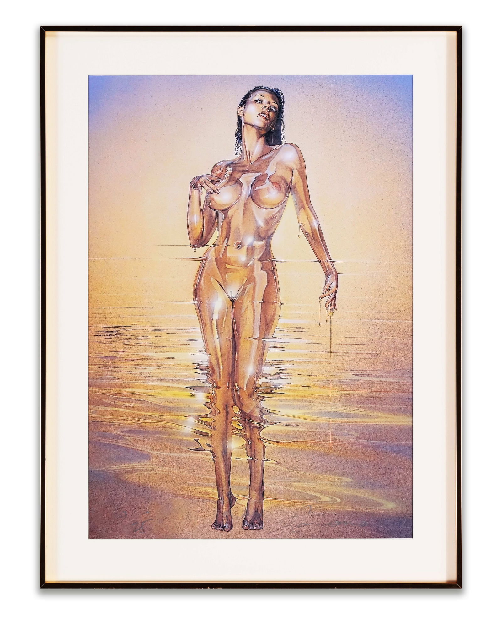 YOICHIRO KAWAGUCHI,ALLURING FACE,SCREENPRINT ON PAPER: YOICHIRO KAWAGUCHI,ALLURING FACE,SCREENPRINT ON PAPERDimensions:Image size:50 x 35 cm. All measured values are approximate.Provenance and Authenticity:His Collectible Has Undergone Rigorous