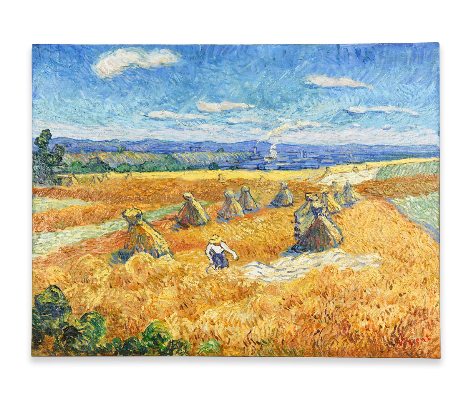 OIL ON CANVAS,IN THE STYLE OF VINCENT VAN GOGH (1853–1890) (1 of 3)