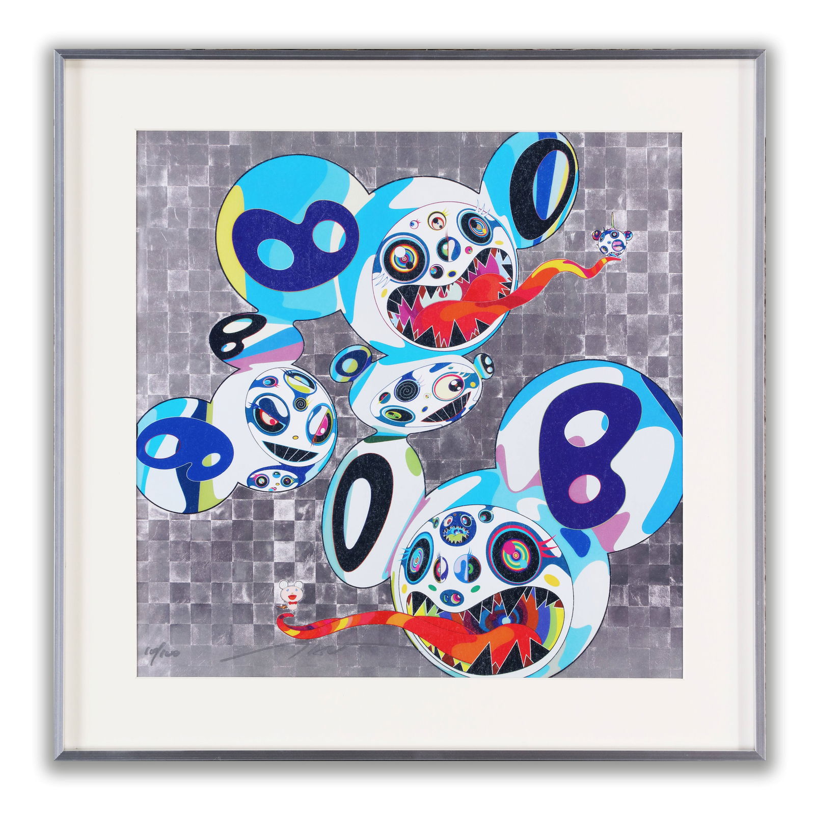 YOICHIRO KAWAGUCHI,ALLURING FACE,SCREENPRINT ON PAPER: YOICHIRO KAWAGUCHI,ALLURING FACE,SCREENPRINT ON PAPER Dimensions: Image size:35 x 35 cm. All measured values are approximate. Provenance and Authenticity: His Collectible Has Undergone Rigorous Authen