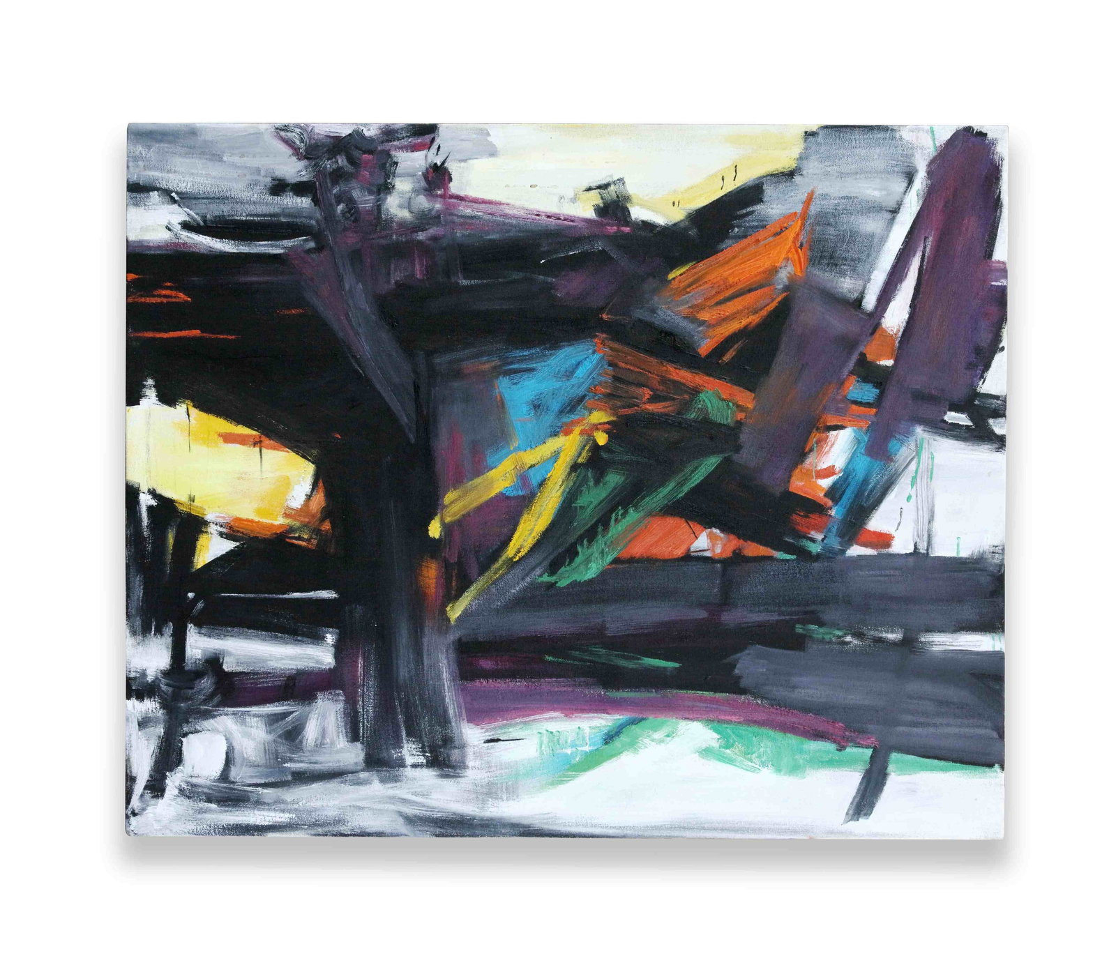 FRANZ KLINE (1910–1962),OIL ON CANVAS (1 of 2)