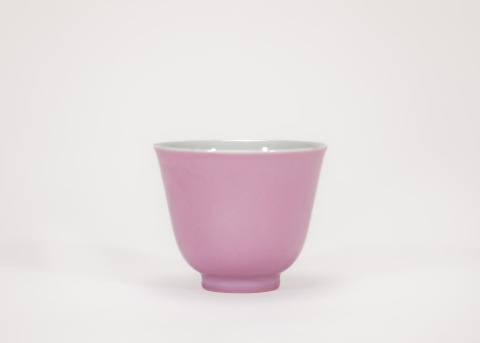 A PINK-GLAZED CUP - 2