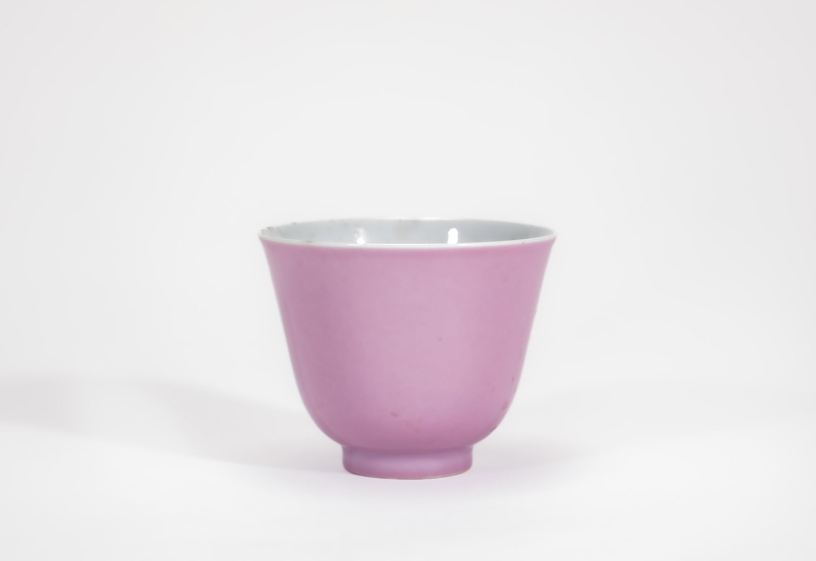 A PINK-GLAZED CUP - 3