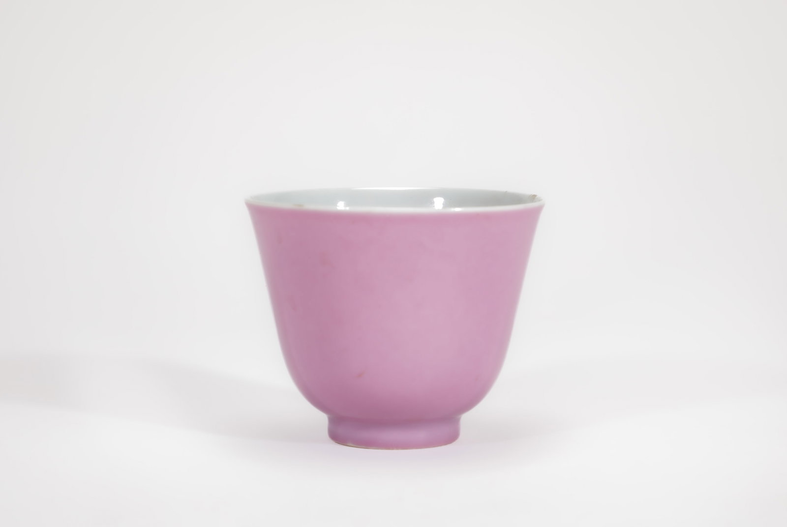 A PINK-GLAZED CUP - 4