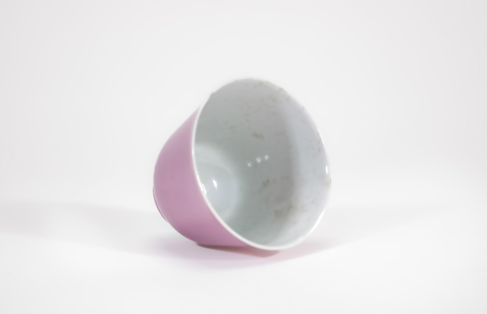A PINK-GLAZED CUP - 6