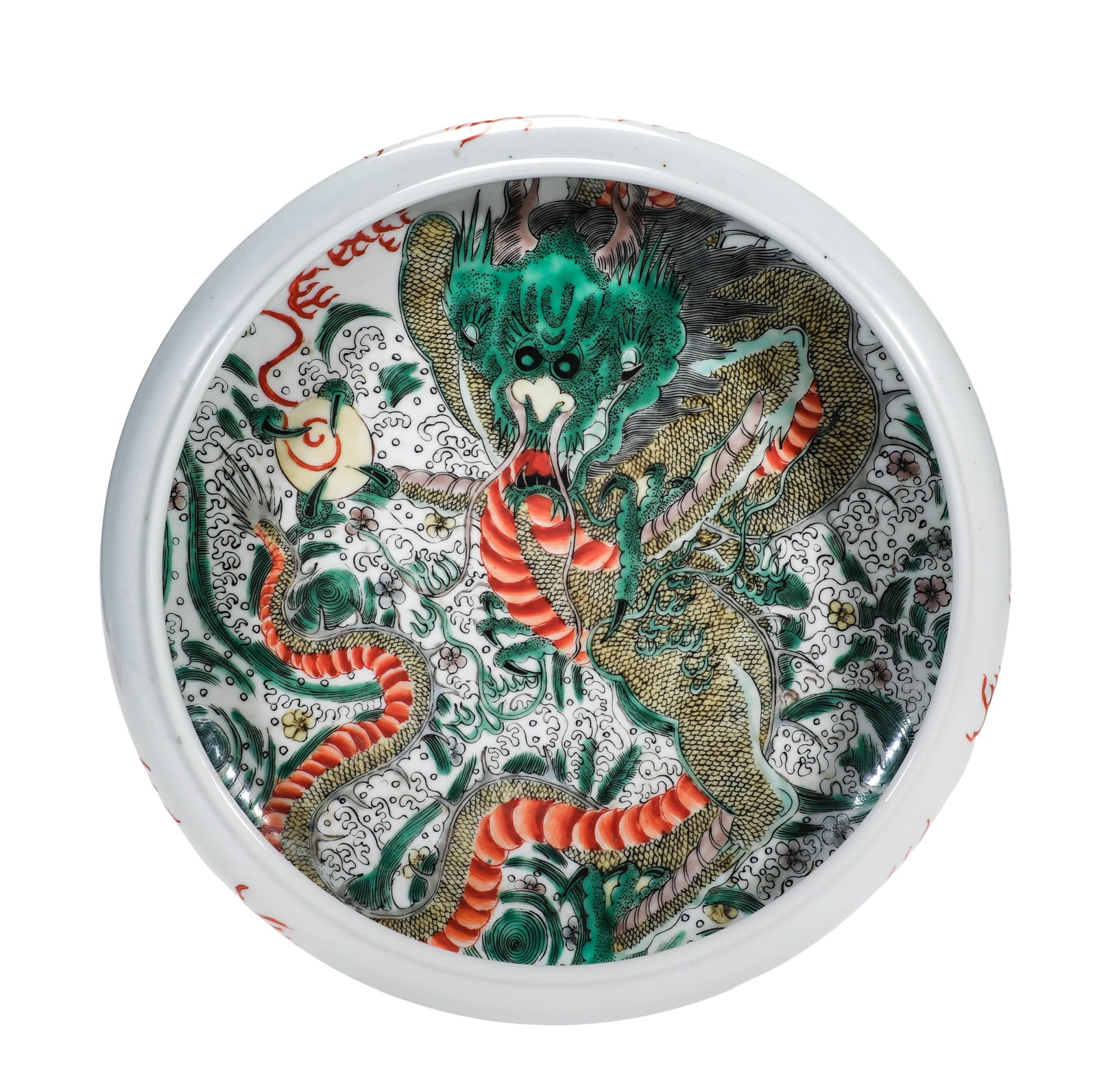 A WUCAI 'DRAGON' WASHER (1 of 5)