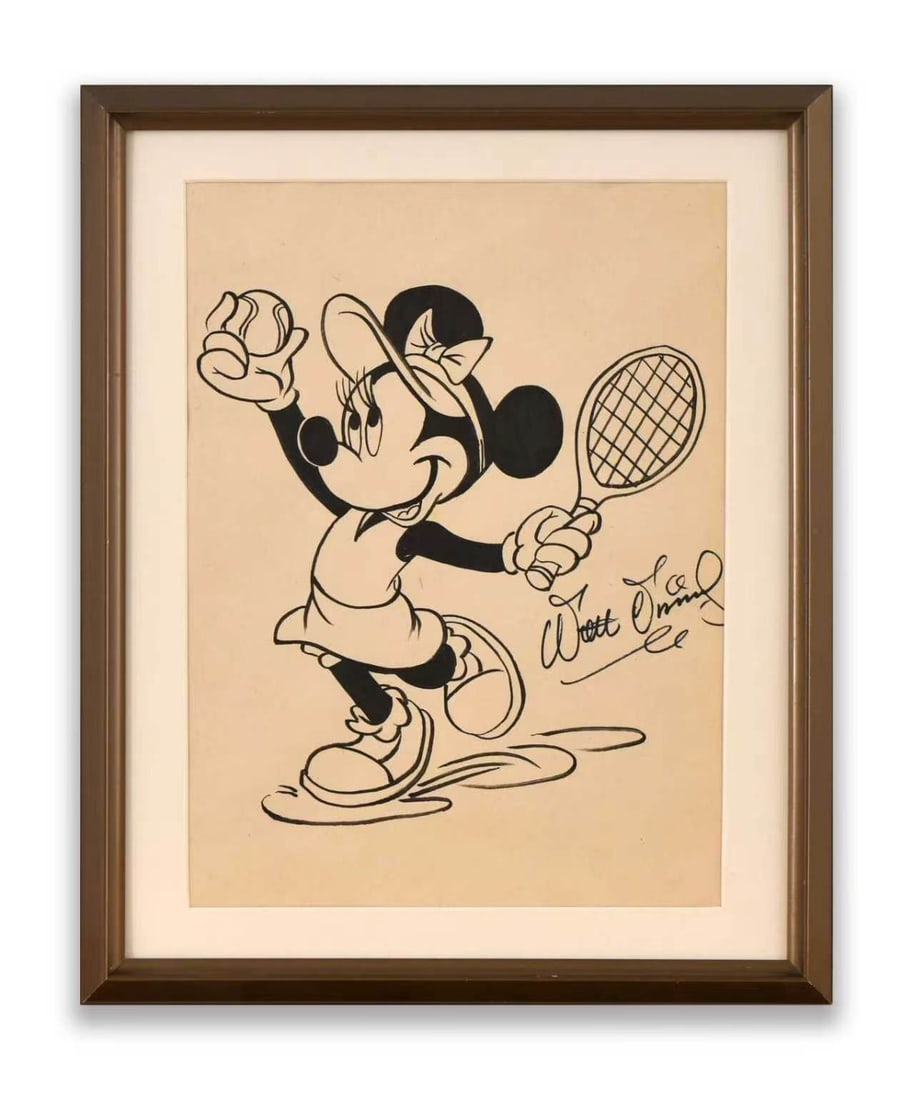 IN THE STYLE OF WALT DISNEY, MINNIE MOUSE ILLUSTRATION (1 of 1)