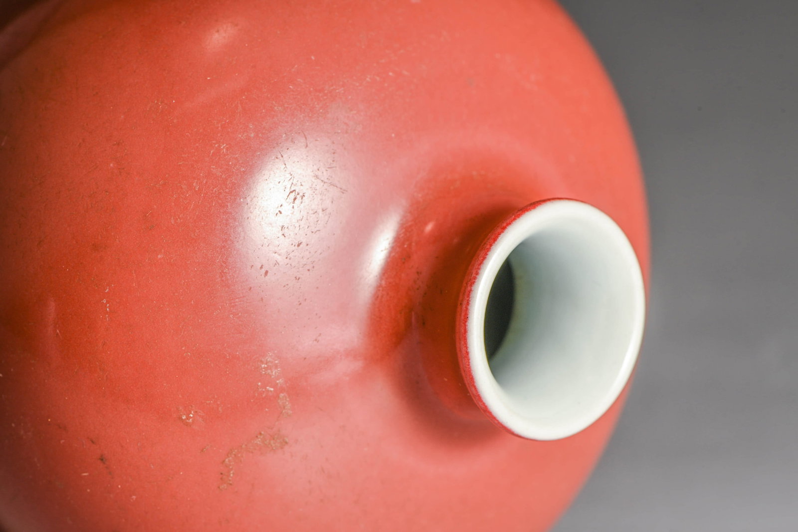 A RED-GLAZED MEIPING - 2