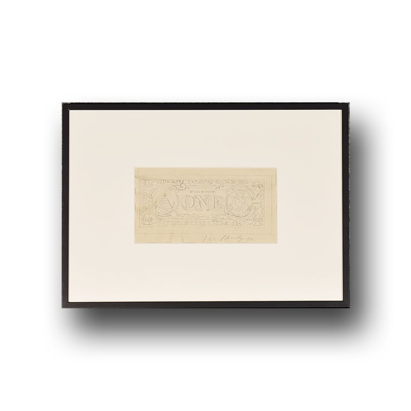 AFTER ANDY WARHOL (1928-1987), STATUE OF LIBERTY, PENCIL ON PAPER (1 of 2)