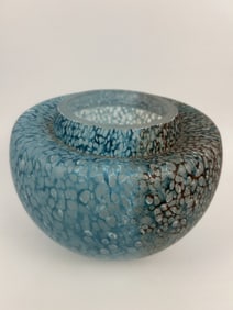 Swedish Kosta Boda Kjell Engman "Reef" Art Glass Vase 1