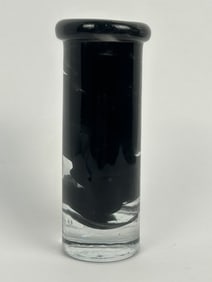 Swedish Kosta Boda Art Glass Candle Holder by Ehrner