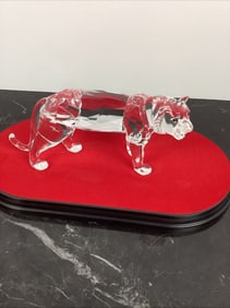 Swarovski Crystal Tiger - "Endangered Species" w/ Stand