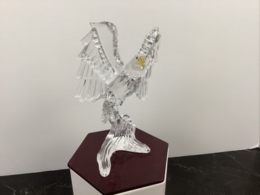 Swarovski Crystal Bald Eagle Limited Edition w/ Stand