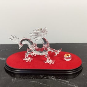 Swarovski Crystal Chinese Zodiac Dragon w/ Stand