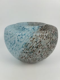 Swedish Kosta Boda Kjell Engman "Reef" Art Glass Vase