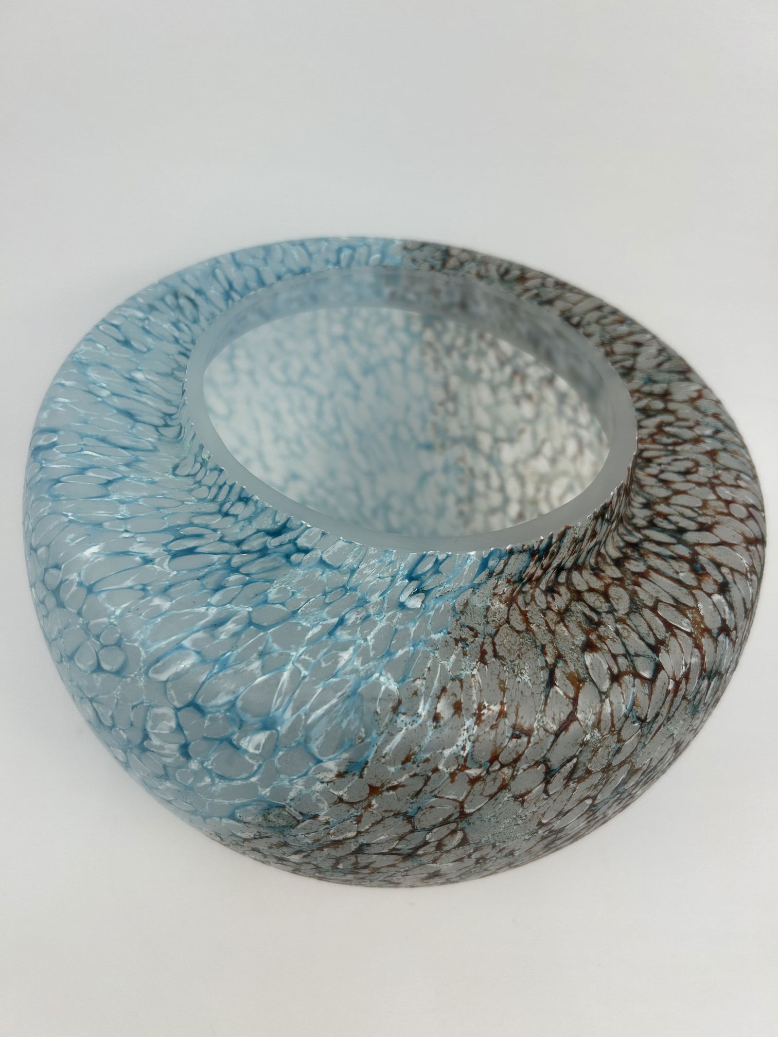 Swedish Kosta Boda Kjell Engman "Reef" Art Glass Vase - 2