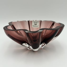 Rovelli Made in Poland Crystal Ruffled Vase/Bowl