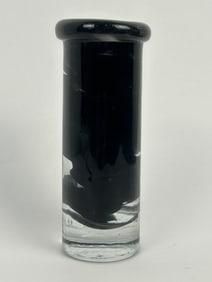 Swedish Kosta Boda Art Glass Candle Holder by Ehrner