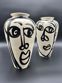 Peter Robert Keil Modern Abstract Expressionist Vases