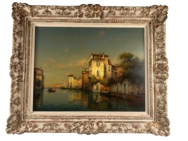Joseph-Antoine Bouvard "Venice?? Oil Painting