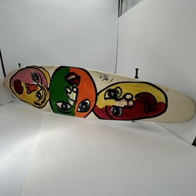 Peter Robert Keil Original Painting on Skateboard