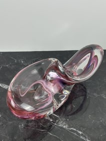 Art Glass Sculpture by Max Verboeket Hand blown, Signed