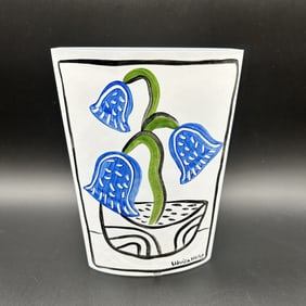 Kosta Boda Ulrica Hydman Vallien "Summer Days" Flower Vase