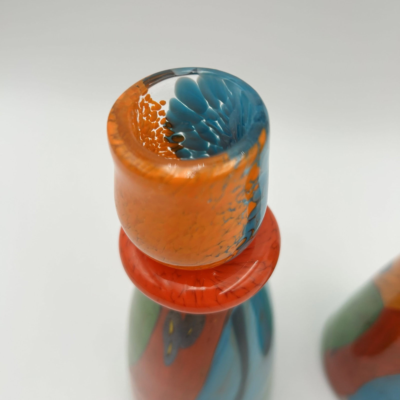 Two (2) James Wilbat Candle Holders signed - 2