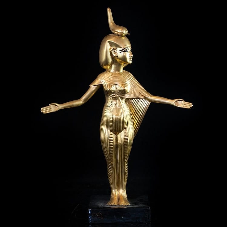 "Boehm" porcelain Egyptian Selket (1 of 4)