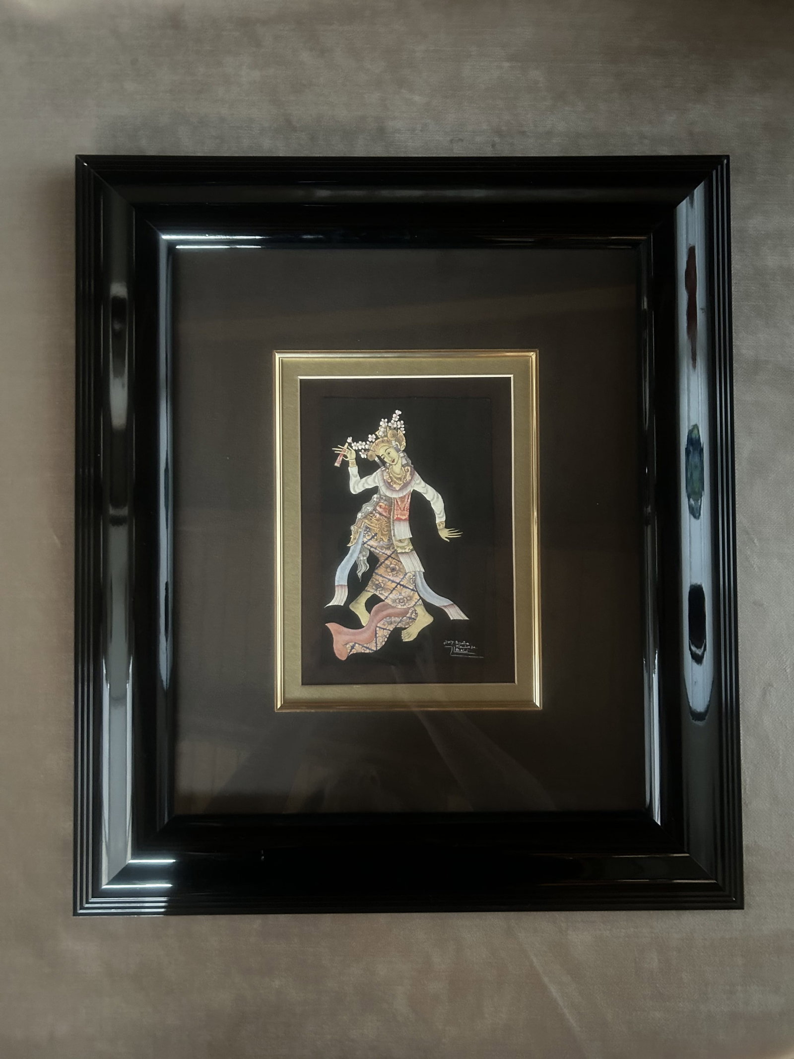 Balinese Dancing Girl, Intricate Art Work (1 of 3)