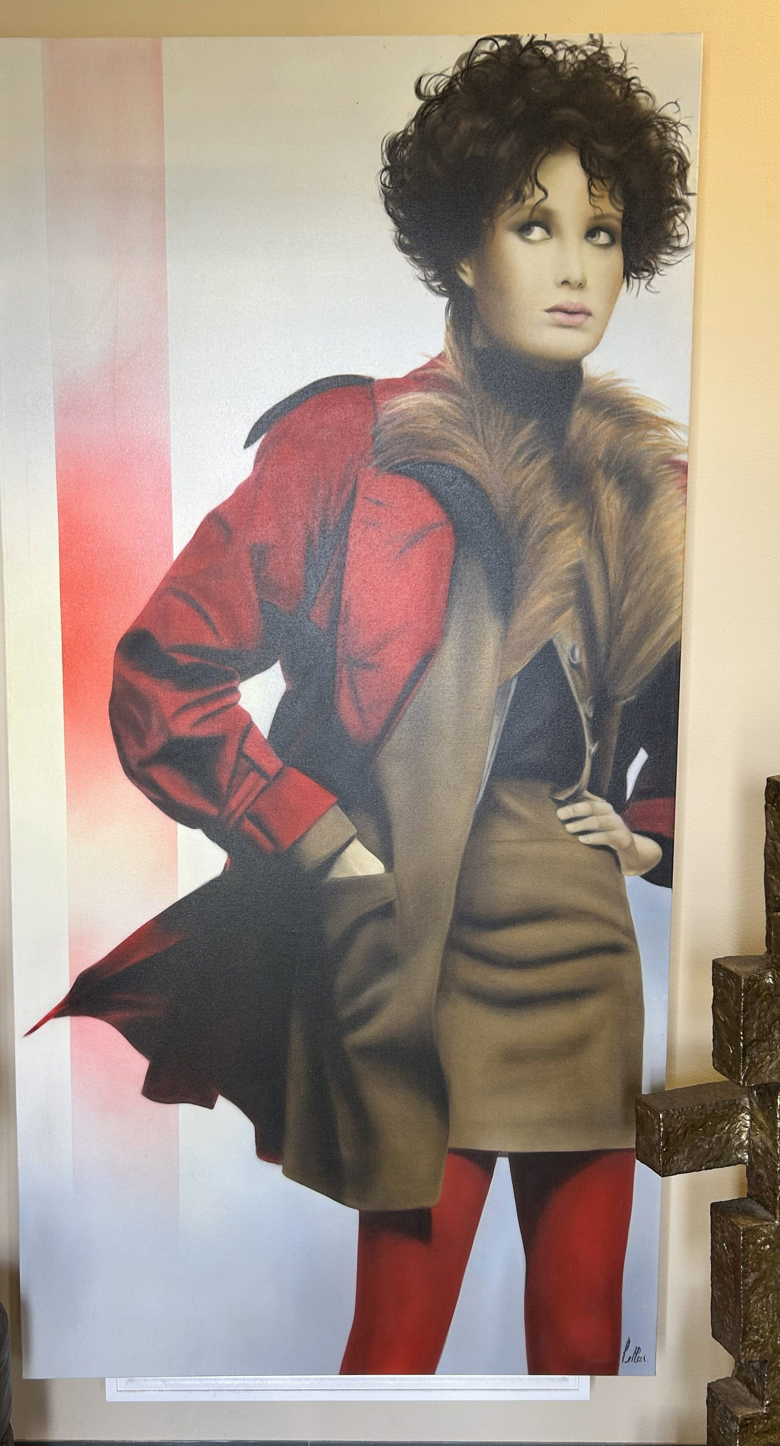 Michel Pellus on Canvas of Fashion Model (1 of 4)