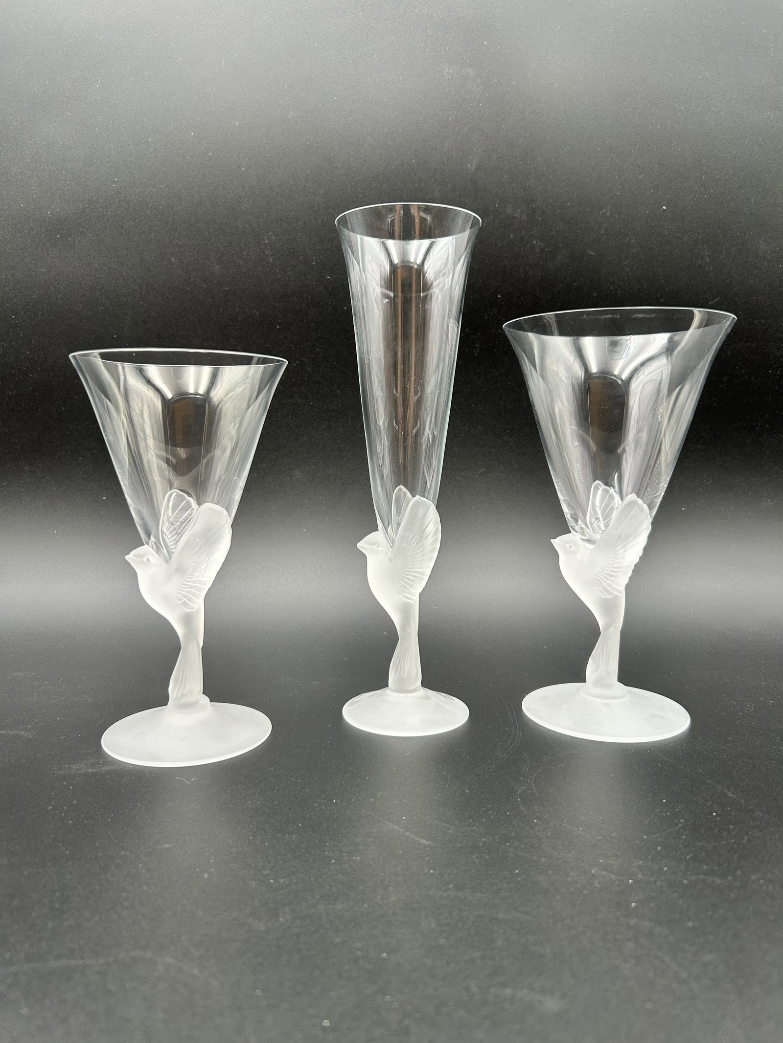Sasaki Crystal "Wings Clear" Stemware Set (1 of 5)
