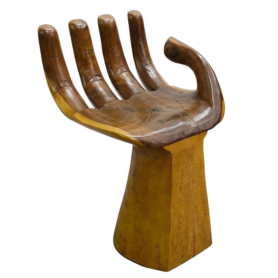 Pedro Friedeberg Style Wooden Hand Chair (1 of 8)