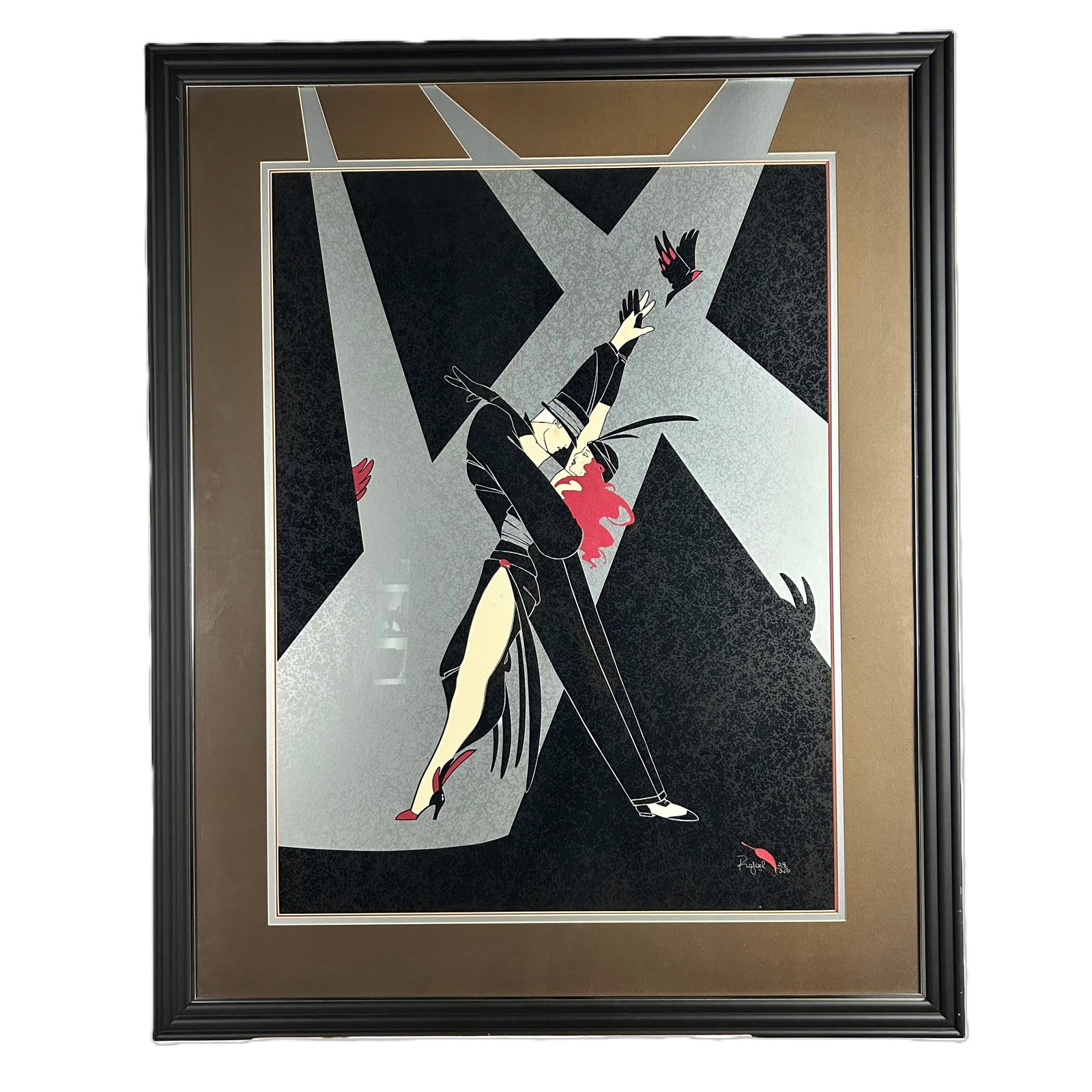 XL Art Deco "The 30's Dancers" by Rafael Acevedo (1 of 6)