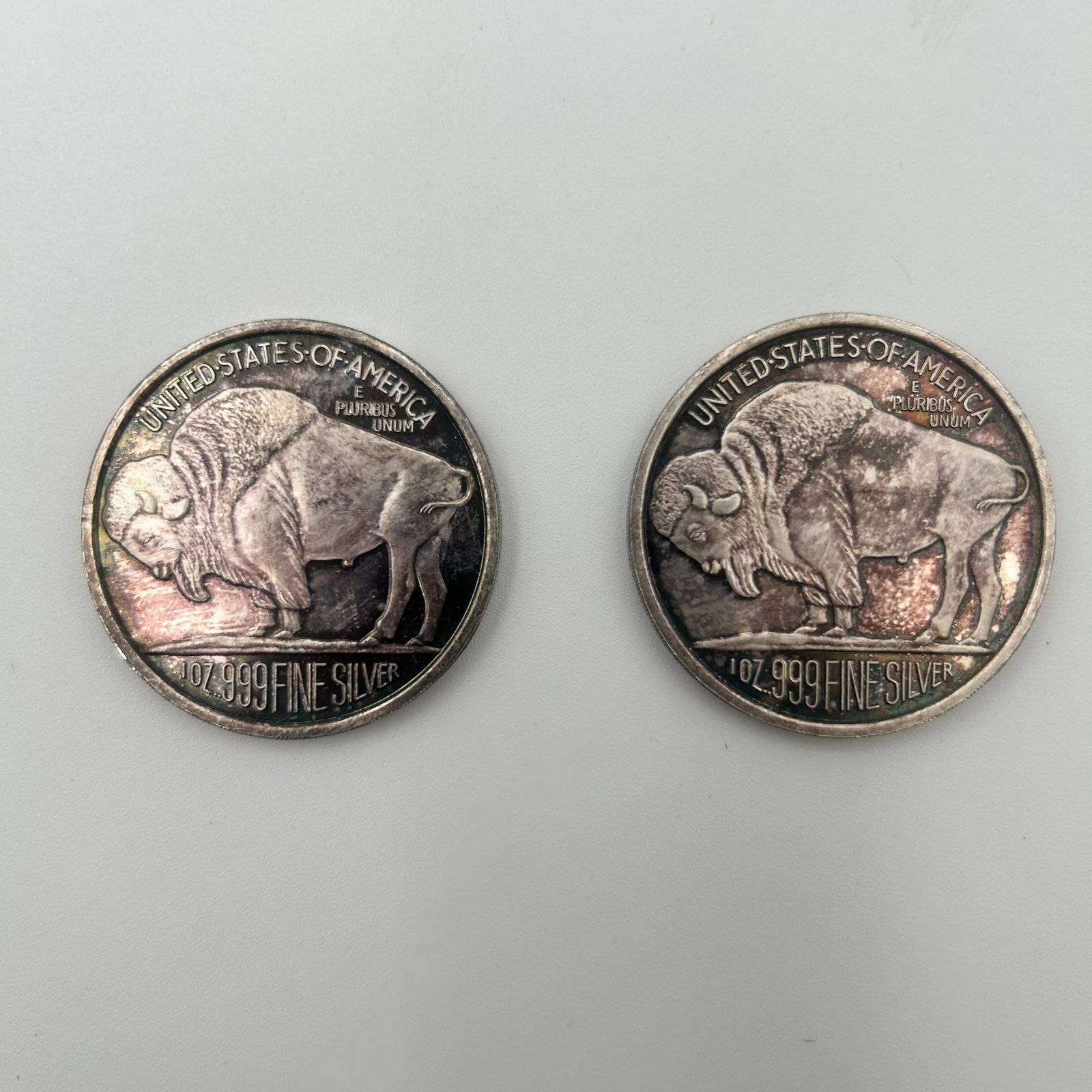 Qty 2 Fine Silver Round - 2002 (1 of 2)