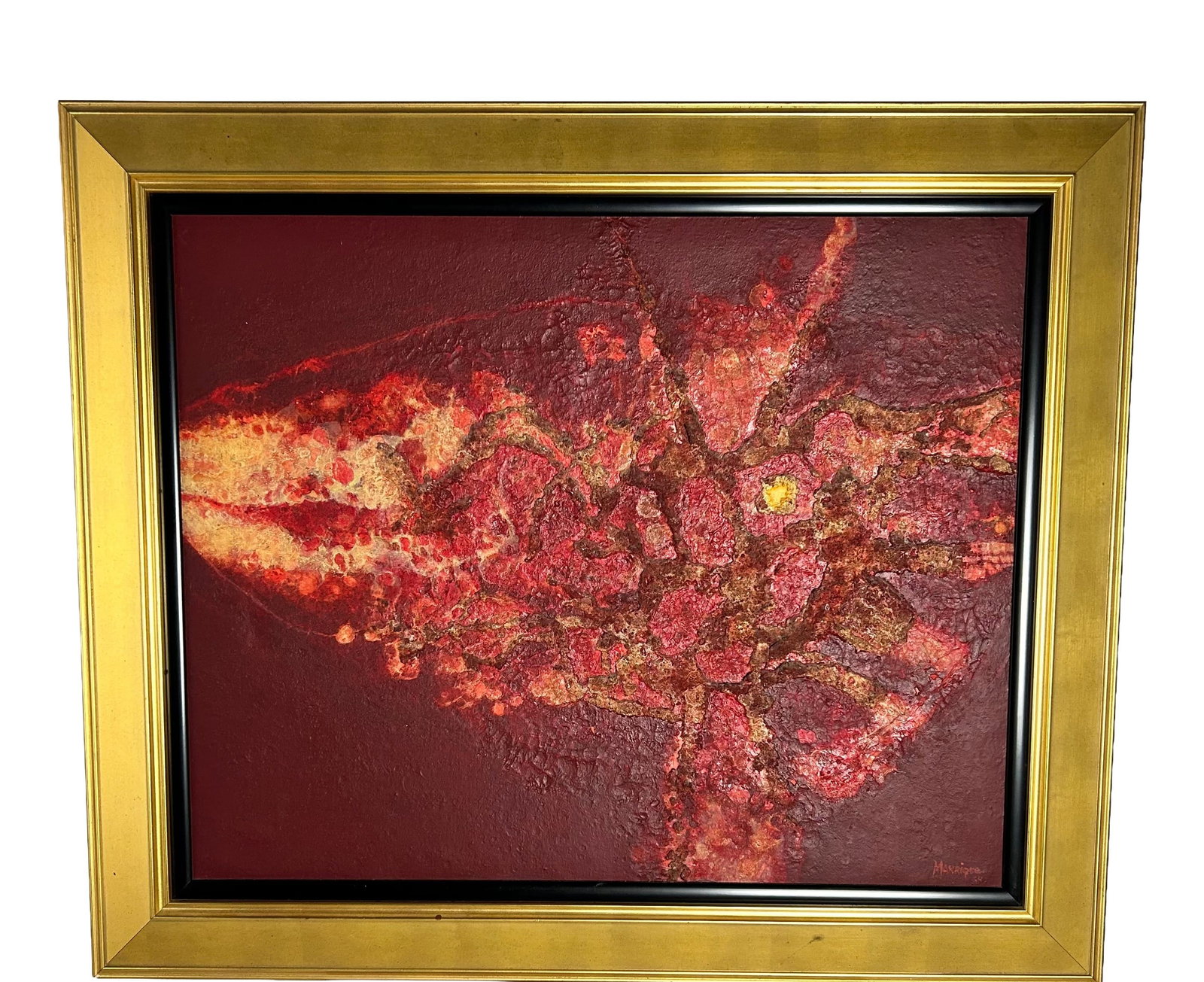 Abstract Mixed-Media featuring textured, organic composition by Cesar Manrique (1 of 6)