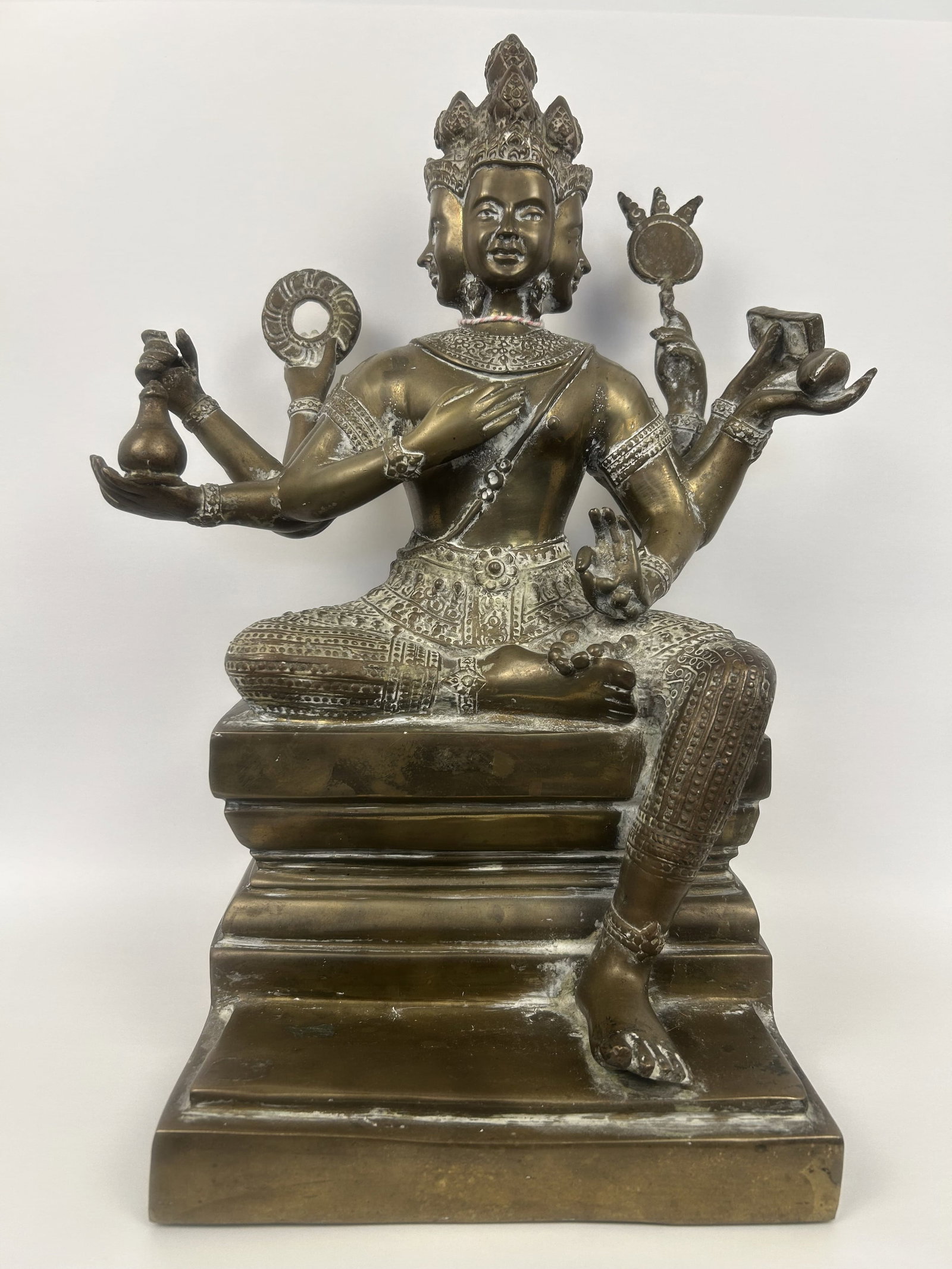 Phra Phrom (Thai Hindu God Brahma) Thailand, w/ COA (1 of 5)