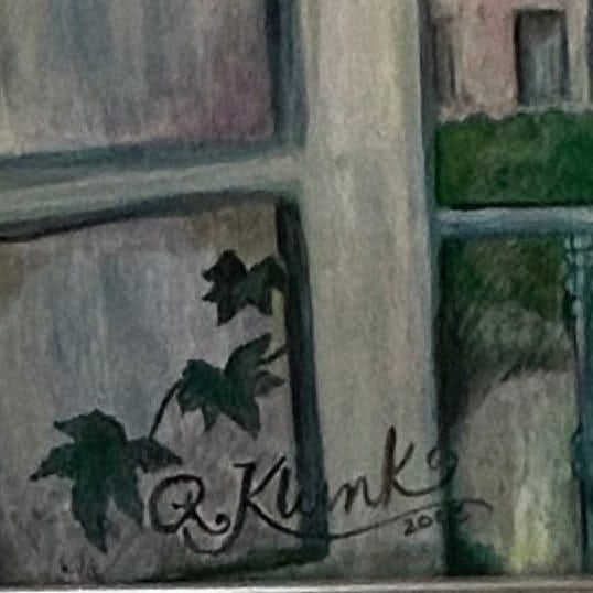 Robert Klunk View from Balcony Framed - 3