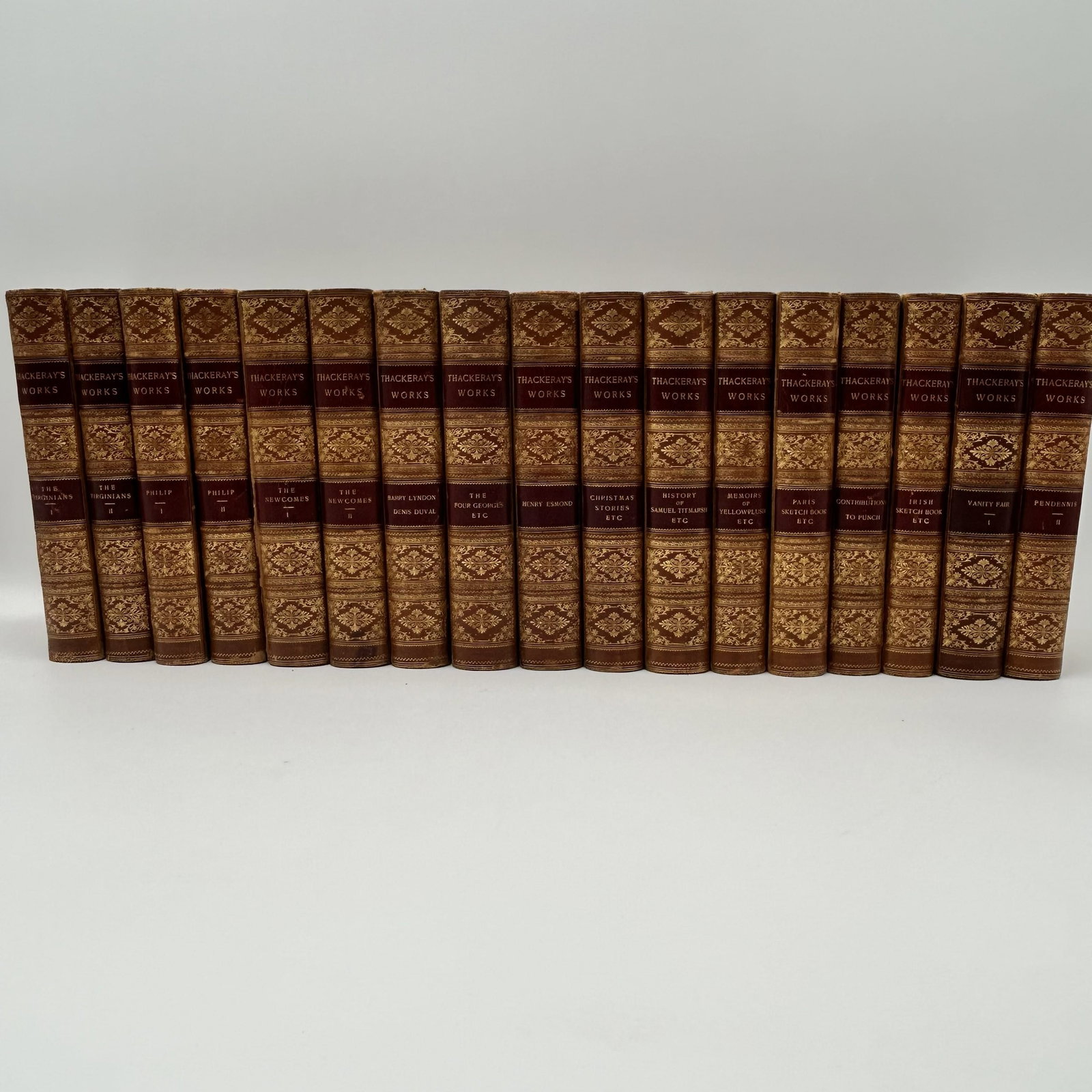 17 Antique Books by William Makepeace Thackeray (ranging 1791-1892) (1 of 20)